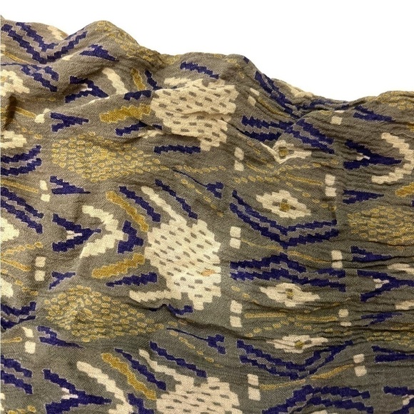 Adini Tunic Top Block Print Rayon Gauze - Picture 14 of 14